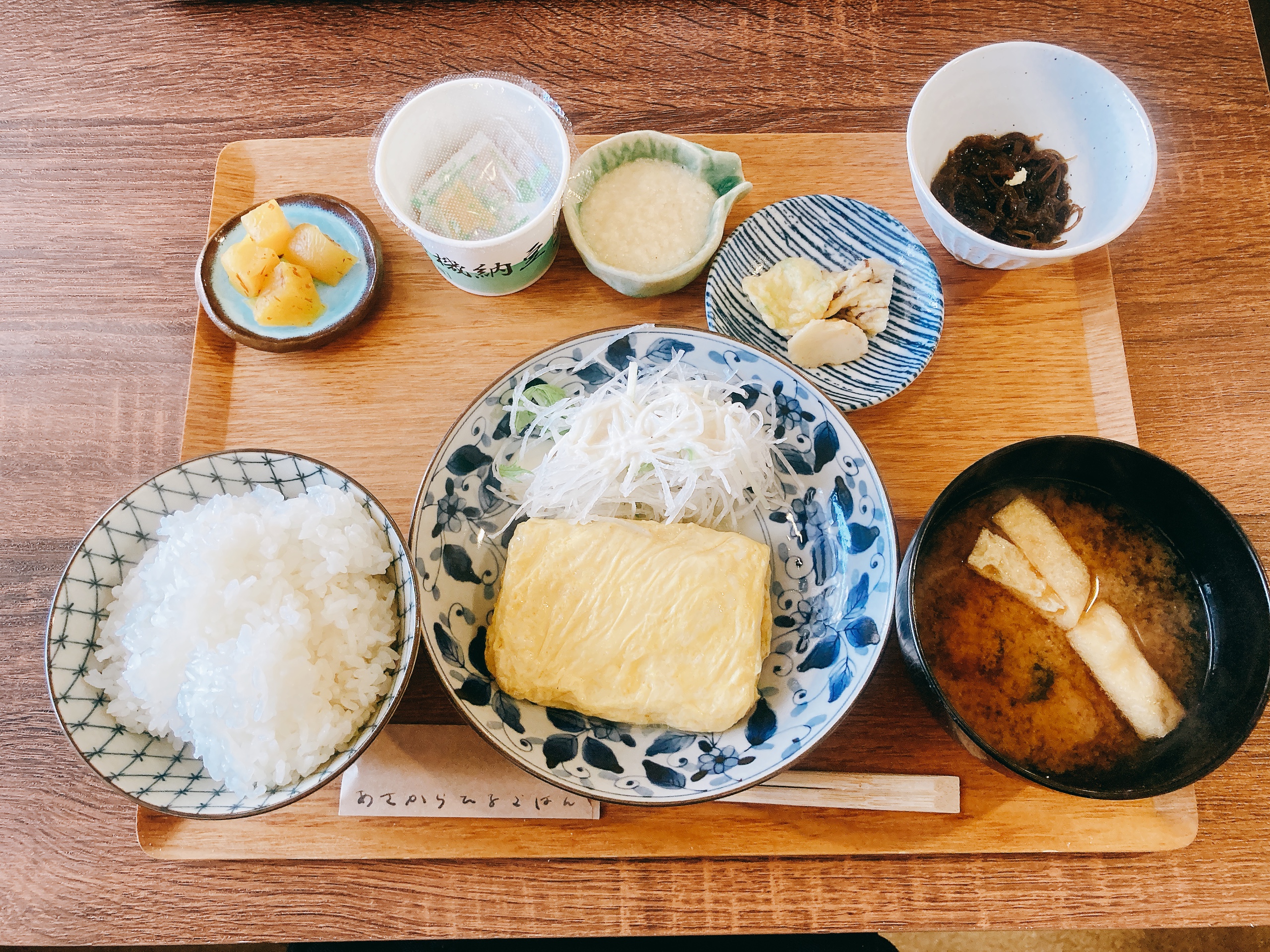 あさからひるごはん 朝ごはん和定食